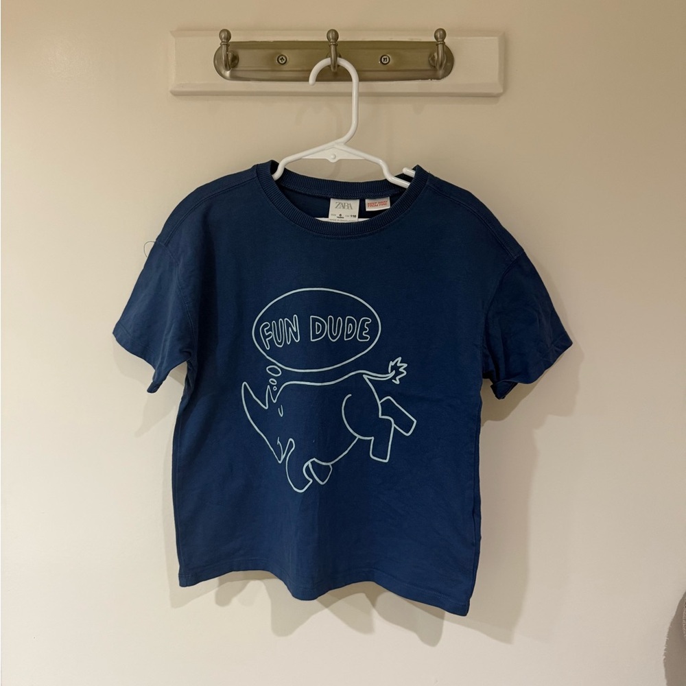 Zara Fun Dude Rhino Tee 4-5 Years